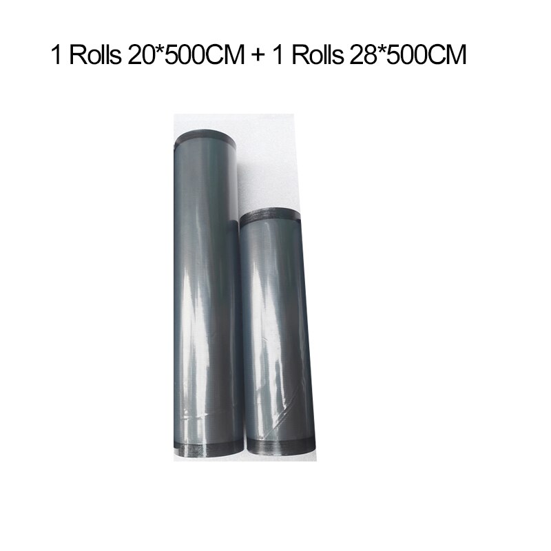 Bolsa para empaque de granos de comida al vacío negro, material de nylon, resistente a la luz, mantenimiento fresco, bolsa granular de una sola cara de plástico comercial