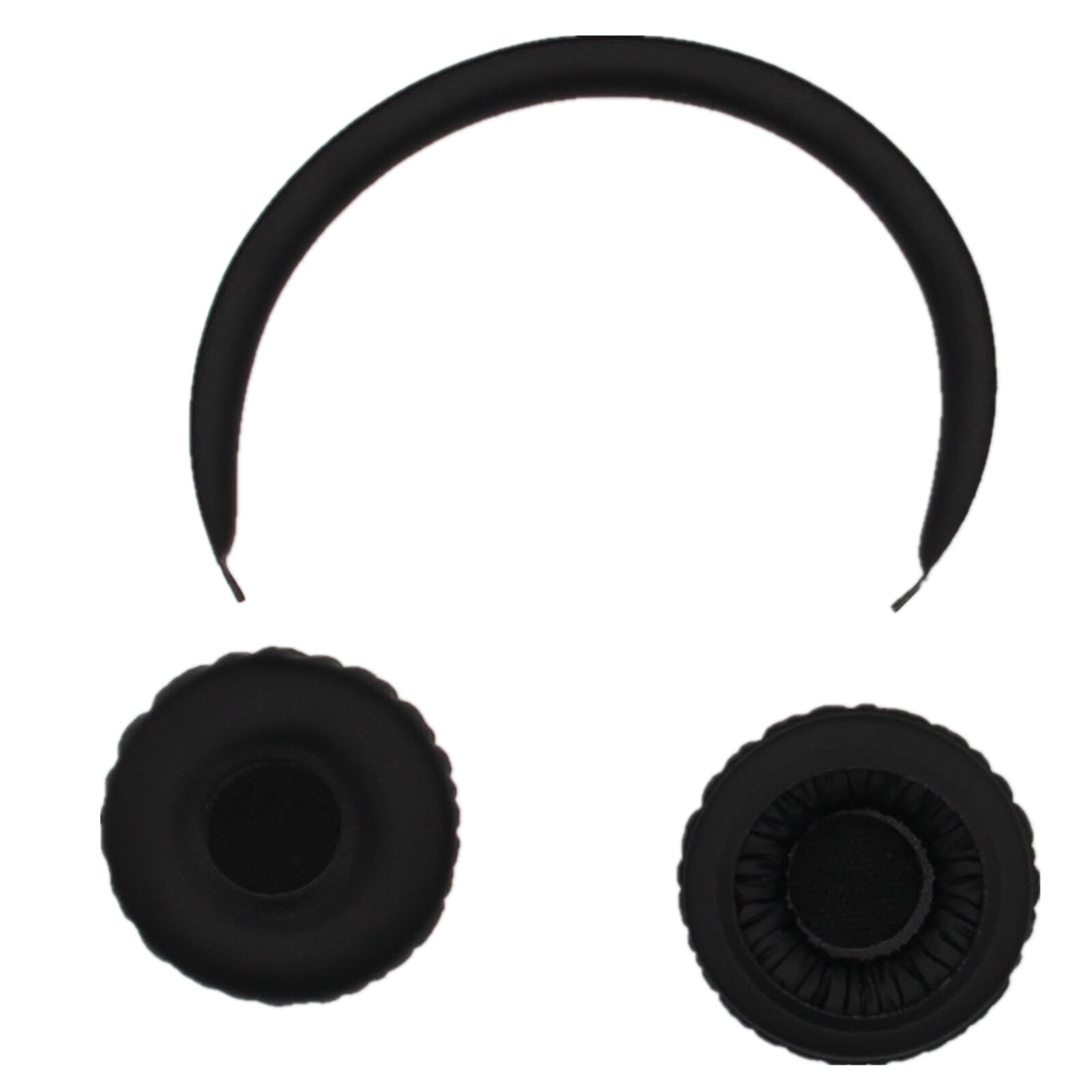 Voor Akg Y40 Y45BT Hoofdtelefoon Mouw Spons Set Y45 Hoofd Gemonteerde Oorschelp Hoofd Beam Pad Oortje Mouw: Black 3Pcs