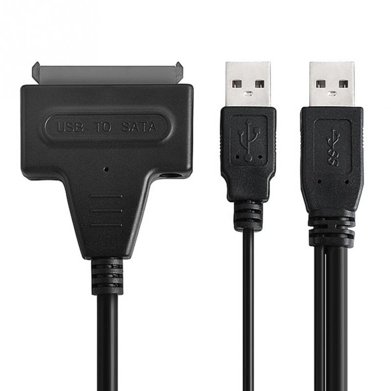 2.5" 22P 2.0 USB to SATA Cable Serial ATA Adapter Computer Hard Driver Connection Cables For HDD/SSD Laptop Hard Drive