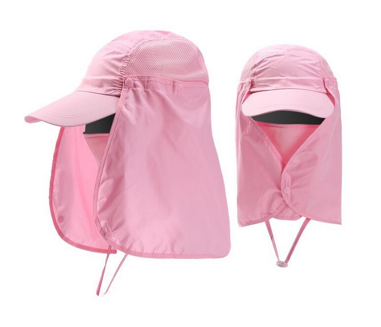 Gorro Unisex para deportes al aire libre, pesca, senderismo, protección UV, cara, cuello, solapa, para el sol: 3