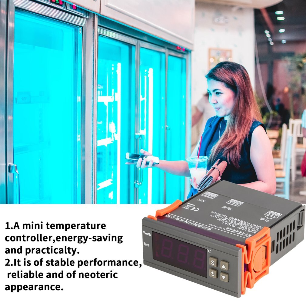 STC-1000 STC-9200 MC901 MC700 LED Digital Temperature Controller Thermostat Thermoregulator Incubator 12V 24V 48 96v 110V 220V