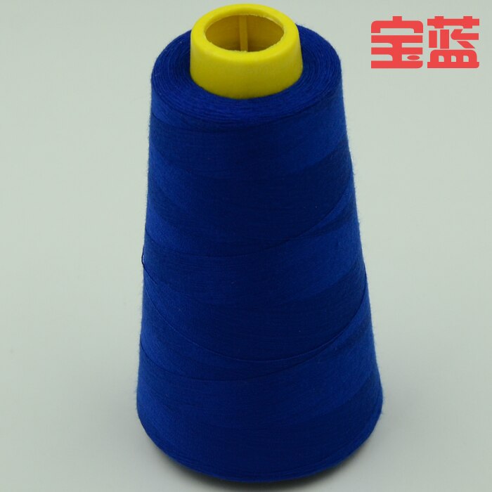 19 different colors handmade thread 2300 yards each as DIY sewing thread kit for hand machine DIY thread: Royal Blue