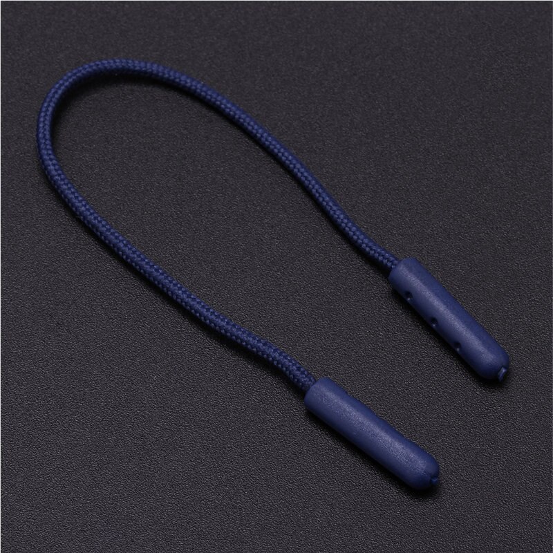 Tirette avec cordon de fermeture éclair, 50 pièces, moulage par injection, fermeture de remplacement, fermeture à glissière, veste, sac à dos, valise à vêtements: dark blue