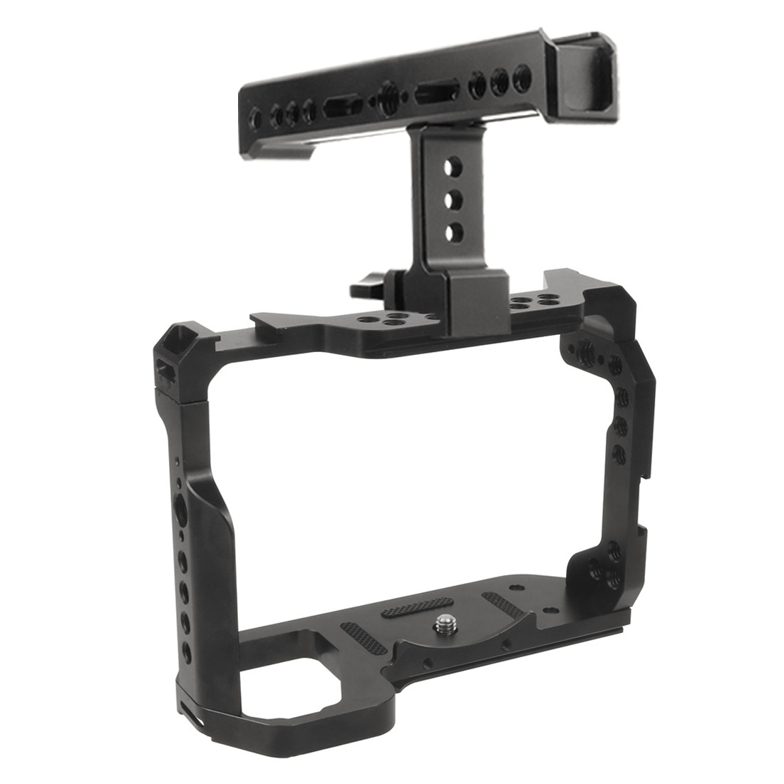 CNC A73 A9 Camera Cage Rig w Top Handle Grip Tripod Mount for Sony A7RIII A7III A7MIII Cooling Bracket a7iii a7r3 a7m3 Extension: Combo A Clamp Grip