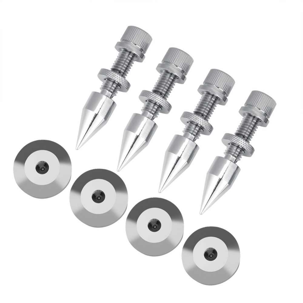 4PCS Speaker Spike Isolation Feet - Copper HiFi Shockproof Cone Base Pads