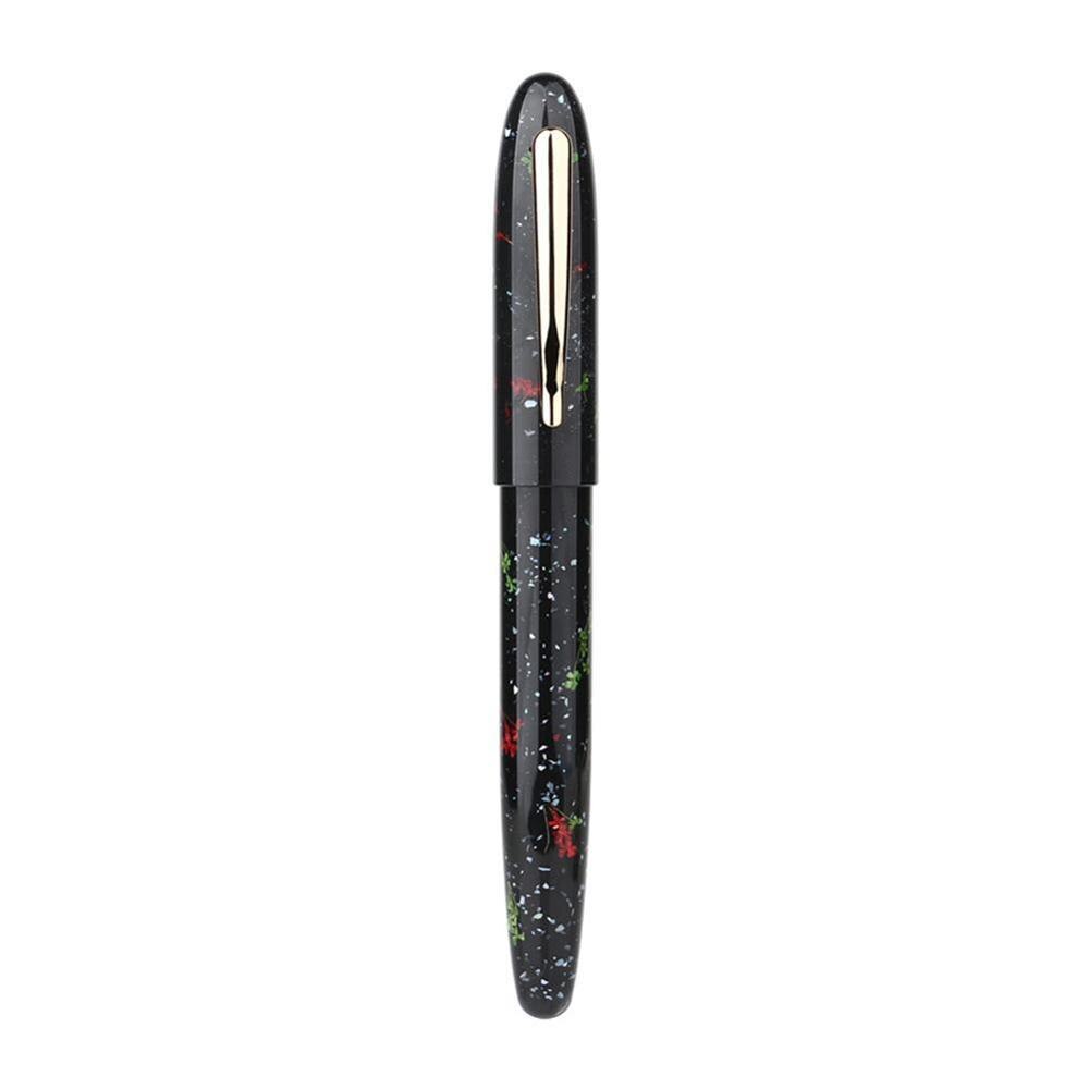 ! Pluma estilográfica Moonman M8 hecha a mano de resina para celuloide, hermoso de escritura, patrones de pluma moderna, hoja de Metal con convertidor H1S8