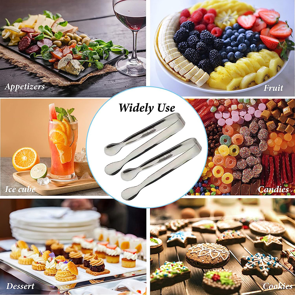 Szczypce robić cukru ze stali nierdzewnej hotel bar zbieracz robić kostek lodu Narzędzie robić serwowania kawy i herbaty, różowo-złote