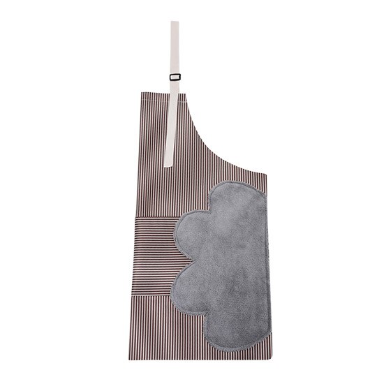 AYEVIN mano seca delantal de cocina limpieza ayudante accesorios ingeniosos delantal impermeable tamaño ajustable: Café