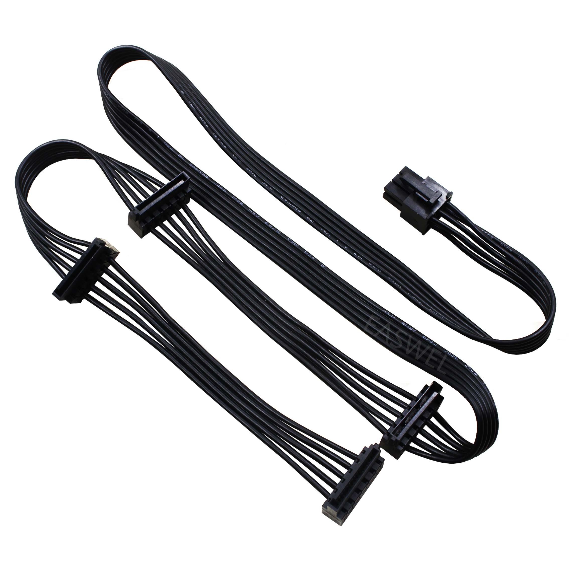 6 PIN to 4x Sata Driver Power Cable For EVGA SuperNova