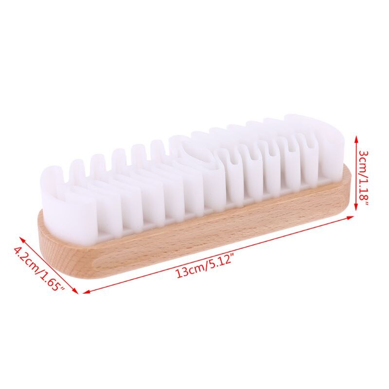 Decontamination Brush D-type Suede Leather Velvet Snow Boots Shoes Cleaning Brushes Water-free Convenient Shoe Care Maintenance