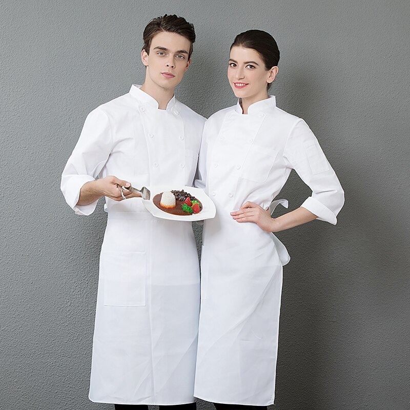 long sleeves restaurant uniform chef coat Hotel cook costume Jacket Baker Barber Uniforms Kitchen Top workwear uniforms