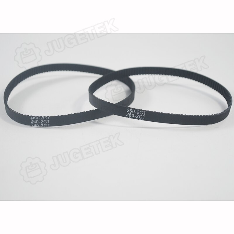 260mm length 130 teeth 6mm width Closed-loop GT2 Timing Belt 260-2GT-6