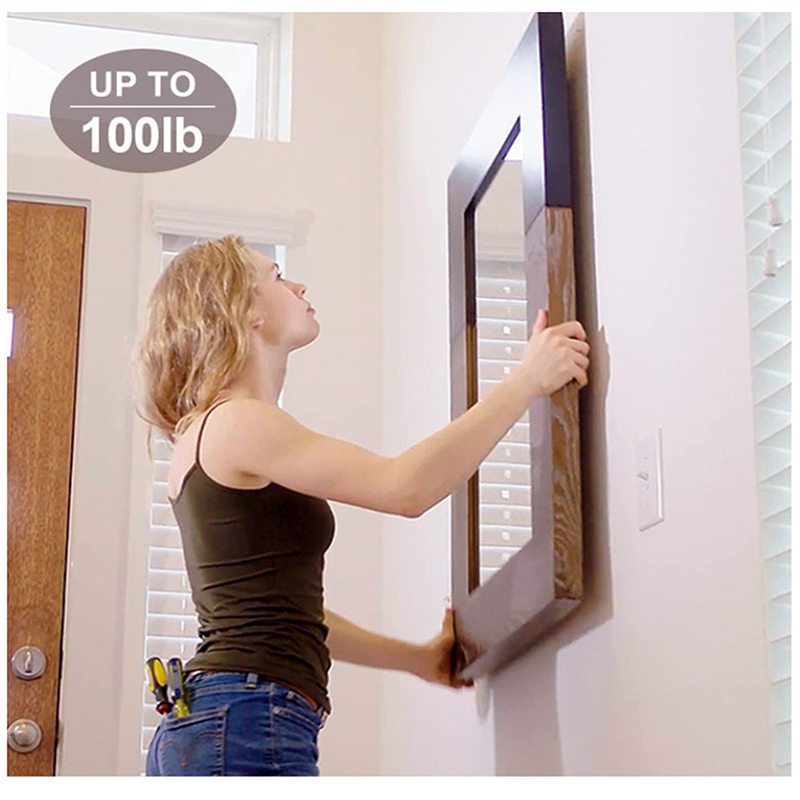 Tavelhängare 60 st kraftigt tavelupphängningsset tavelkrokar tavelupphängningsspikar för gips trävägg