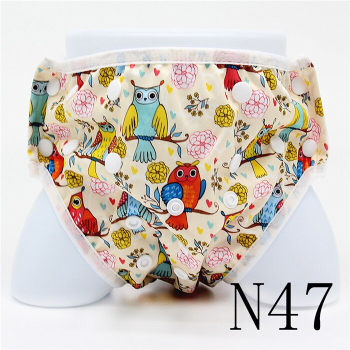Goodbum Swim Diaper For Baby Waterproof Spa Swimming Nappies Washable Size Adjustable Cute Cloth Diaper Pant: N47