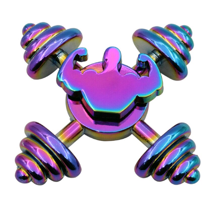 Zinc Alloy Hand Fidget Spinner Fingertip Gyro EDC Finger Spinner For Autism and ADHD Anxiety Stress Peacock Lotus Magic Eye