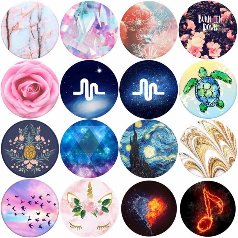 попсокет for Phones Popping Phone Holder Colorful Pops pocket socket Musically Collapsible Grip Stand Pipsocket For iPhone