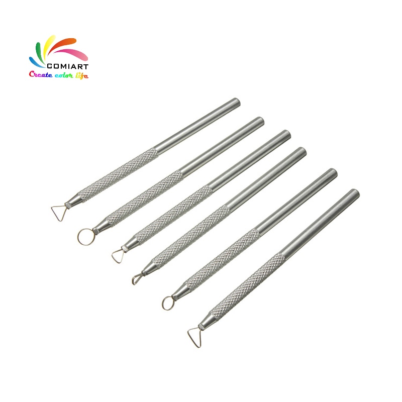 Aluminium Aardewerk Klei Carving Cutter Keramische Sculpting Polymer Klei Modeling Tool Playdough Gereedschap