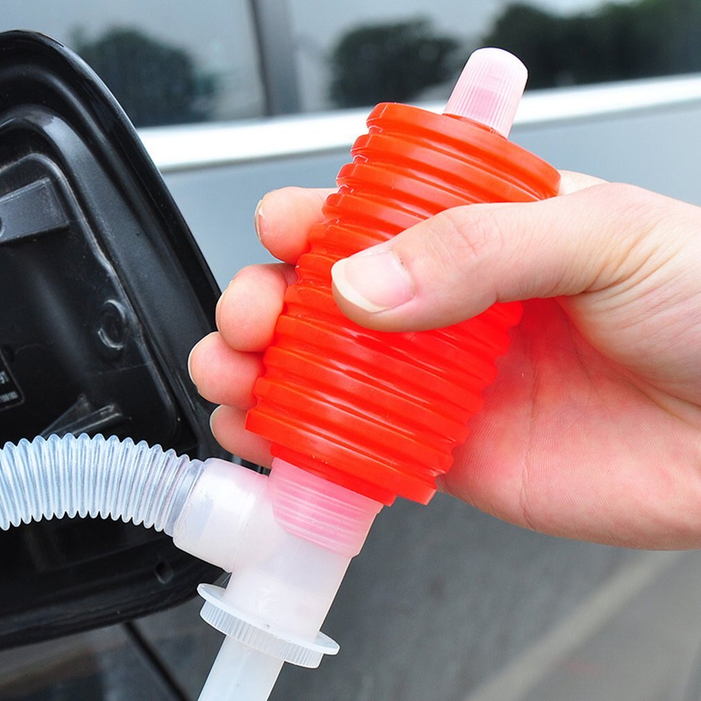 Handmatige gasolie water vloeistofoverdrachtspomp sifonslang voor auto motorfiets vrachtwagen draagbare auto vloeistofpomp