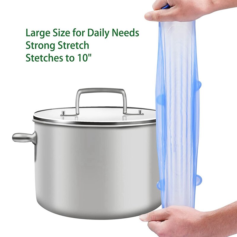 Siliconen Elastische Deksel Herbruikbare Siliconen Deksel Siliconen Kom Voedsel Deksel Vaatwassers En Koelkasten Magnetrons