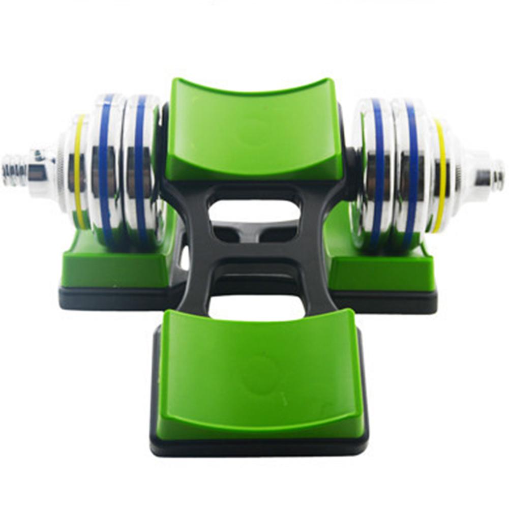1 paire haltère de levage de poids support haltère Placement cadre support Protection au sol Fitness dispositif d'entraînement pour le ménage