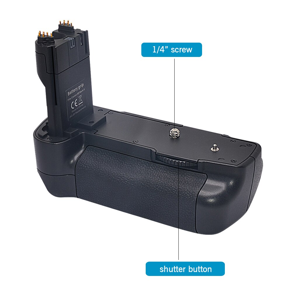 Mcoplus BG-5DII Professionelle Vertikale Batterie Griff für Kanon EOS 5D markieren ii 5Dii 5D2 Kamera als BG-E6 BGE6