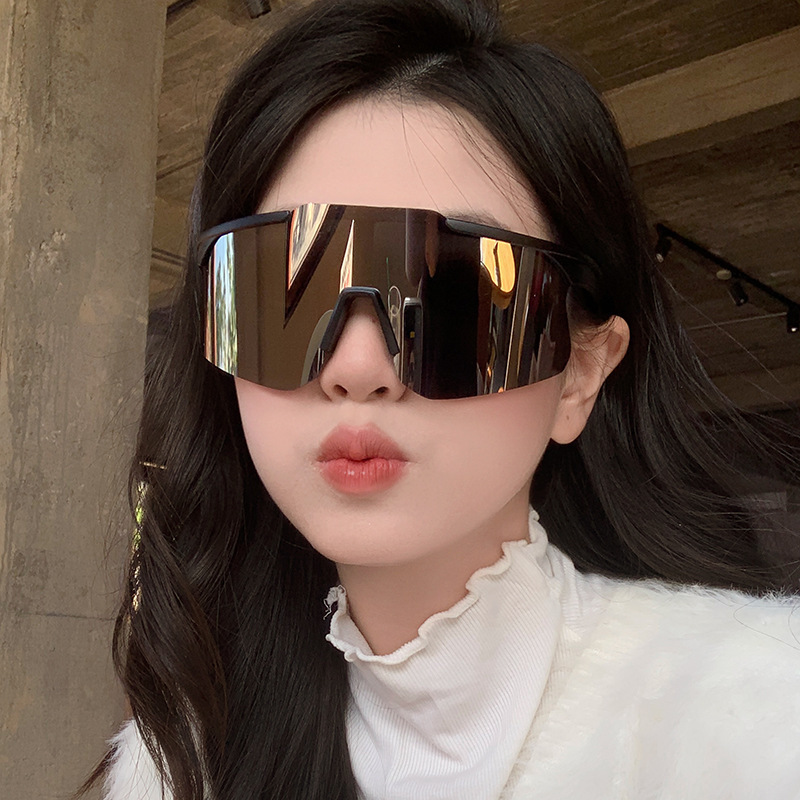 Damsolglasögon cykelglasögon cykelsportsolglasögon utomhus löpning vindtät bergsklättringssolglasögon dam