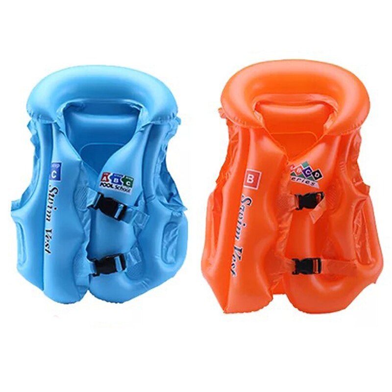 Children's Training Swimsuit Inflatable Life Swimsuit Vest 4-10 Years Age Buoyancy Swimming Suit