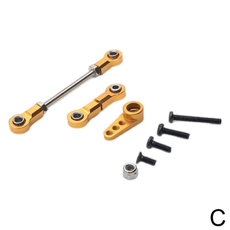 For wltoys mosquito car mini 1/28 rc car metal modification arm link & steering gear parts, steering gear link, steering and up to  a3 q 6: C
