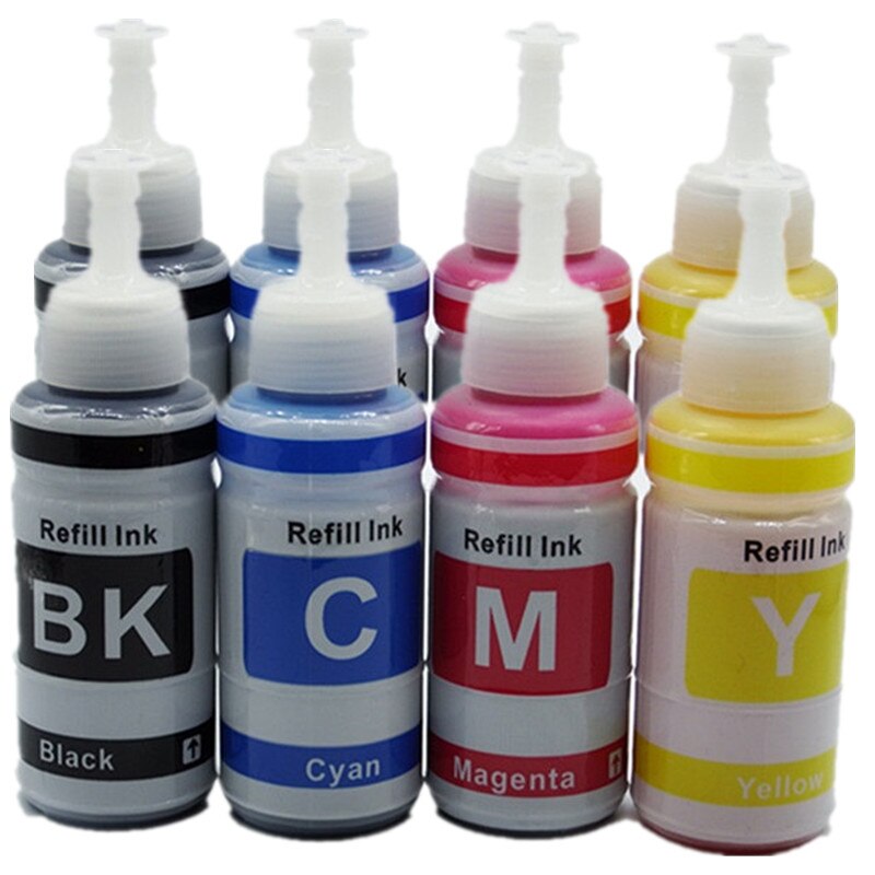 Colore di Ricarica Kit di Inchiostro della Tintura Per Epson Stylus Photo R210 R230 R310 R350 RX510 RX630 RX650 Stampante A Getto D'inchiostro Ricaricabili: 2 Set 8 x 70ml