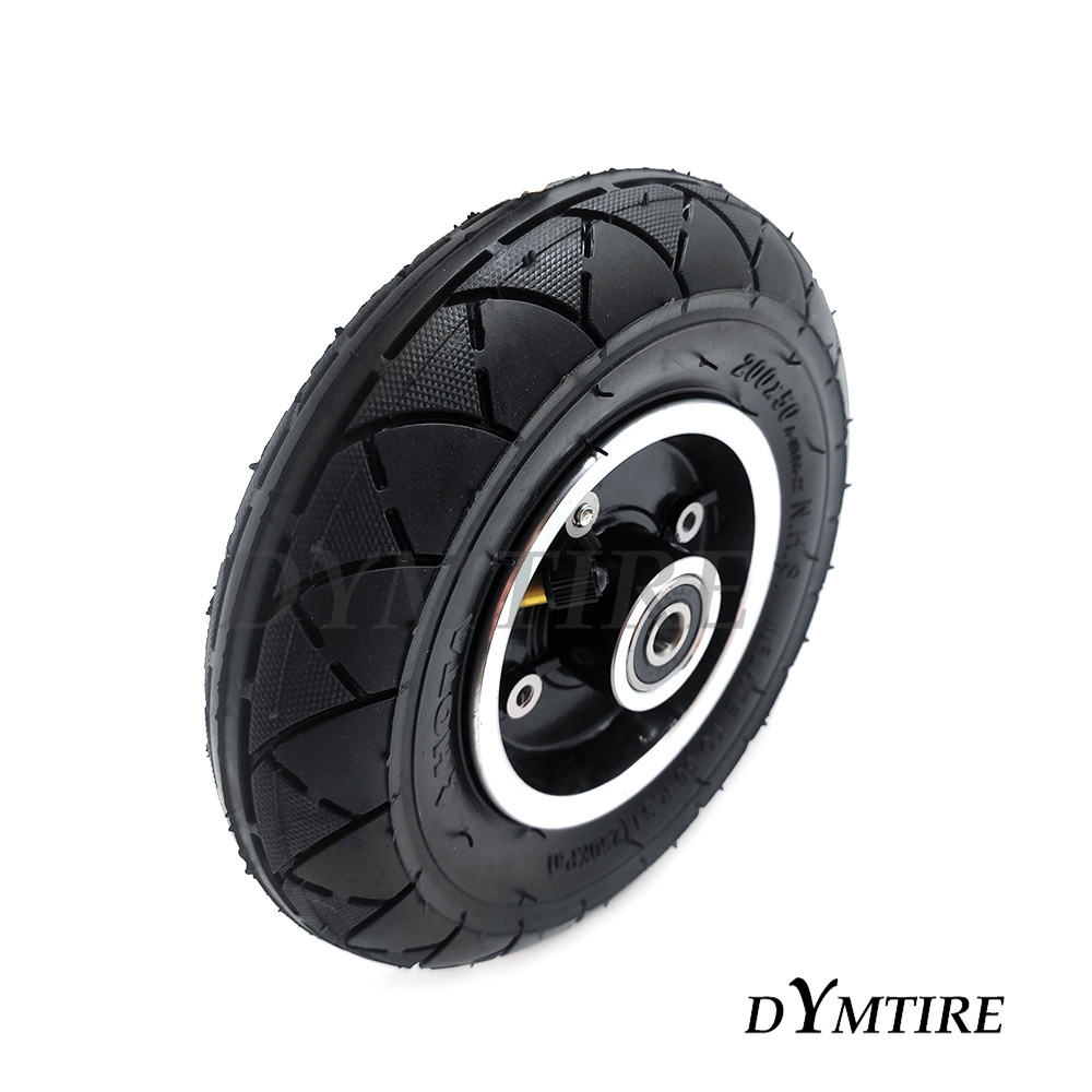 8 Inch Pneumatic Front Wheel 200x50 Tire for Electric Scooter Anti Slip Off Road Wear Resistant Tyre Accessories