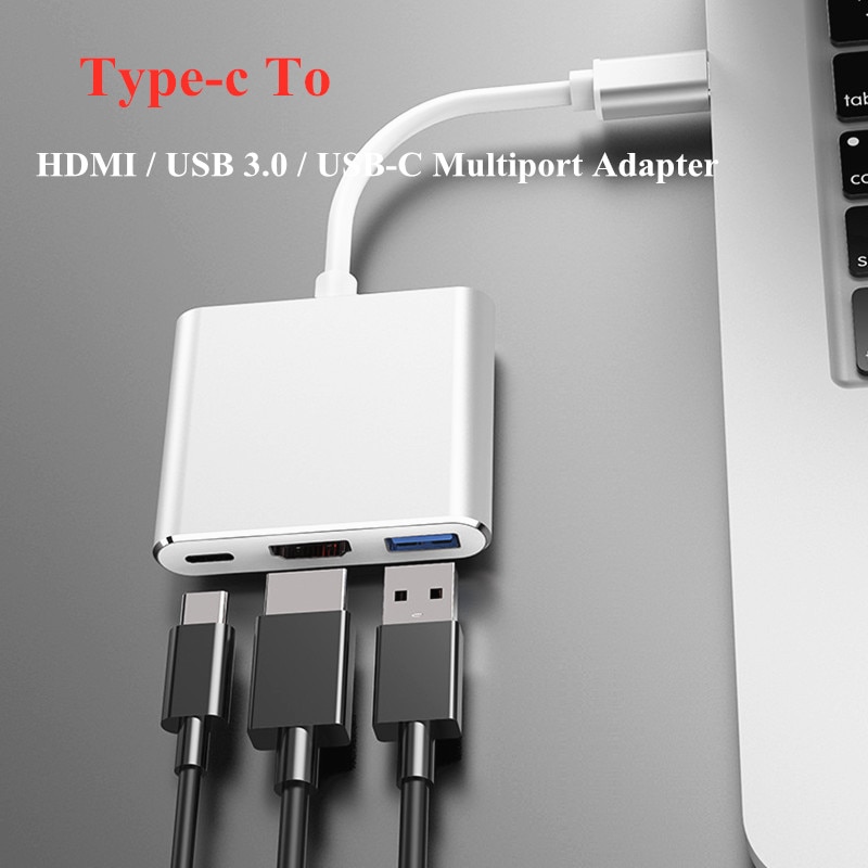 Usb 3.1 tipo-c para hdmi conversor compatível usb 3.0 adaptador multiport docking station para nintendo switch macbook pro samsung s9