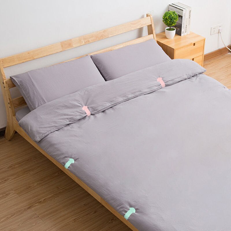 Ensemble de pinces pour drap de lit, 6 pièces/ensemble, pinces antidérapantes pour enfants, fixation de couverture de couette