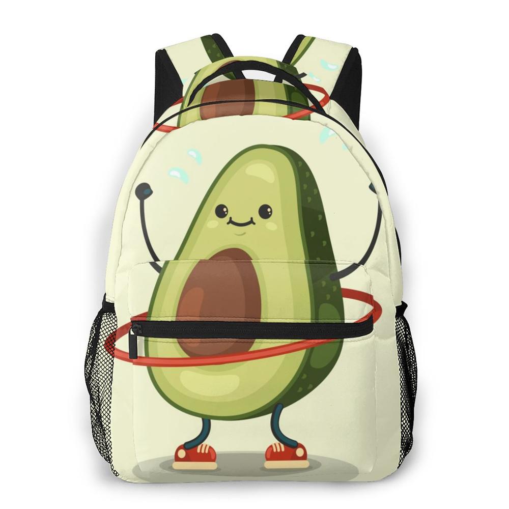 Backpack Women Backpack Shoulder Bag Avocado Pattern School Bag For Teenage Girl Children Backpacks Travel Bag: colour8