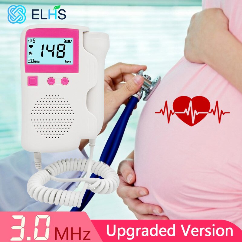 Doppler Foetale Zwangerschap Ultrasound Machine Baby Heartbeat Monitor Home Sonar Stethoscoop Zwangere Vrouwen Detector Geen Straling