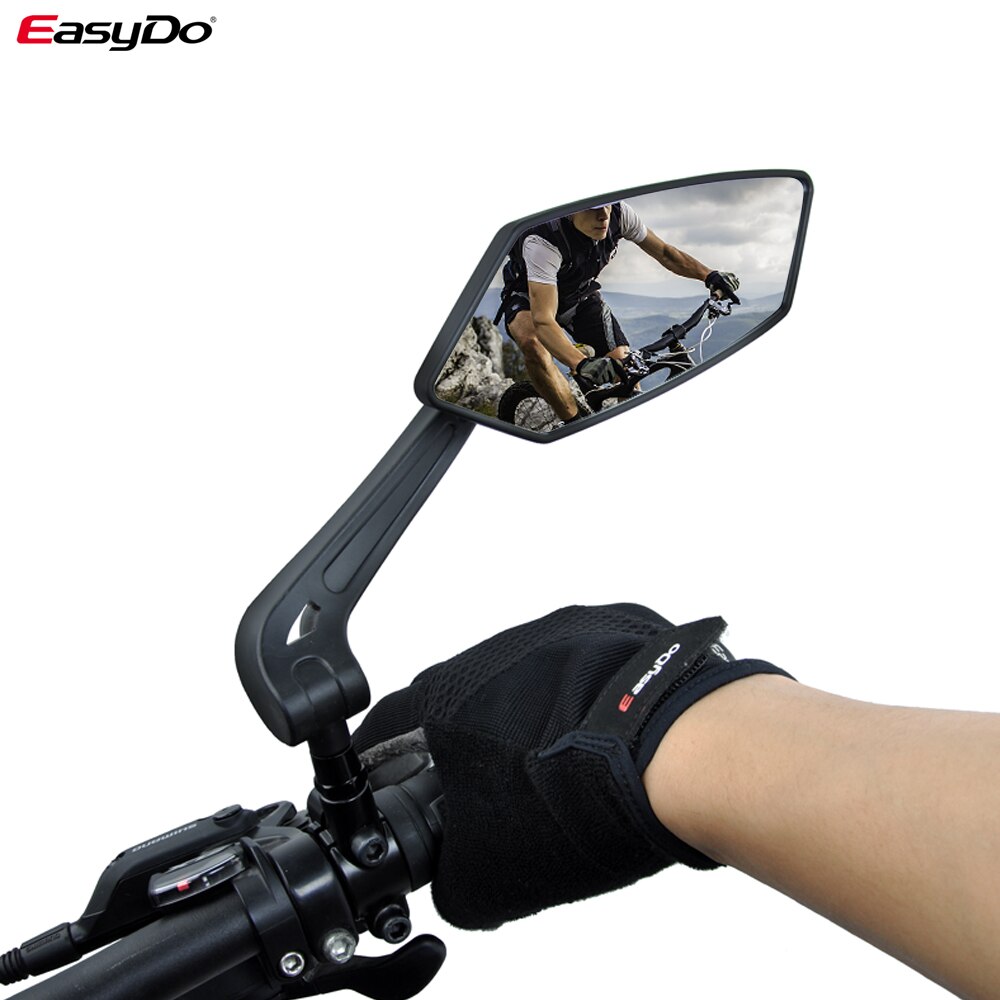 Easydo cykel bakspejl 360 graders rotation til cykel mtb cykel cykeltilbehør fleksibel sikkerhed spejle