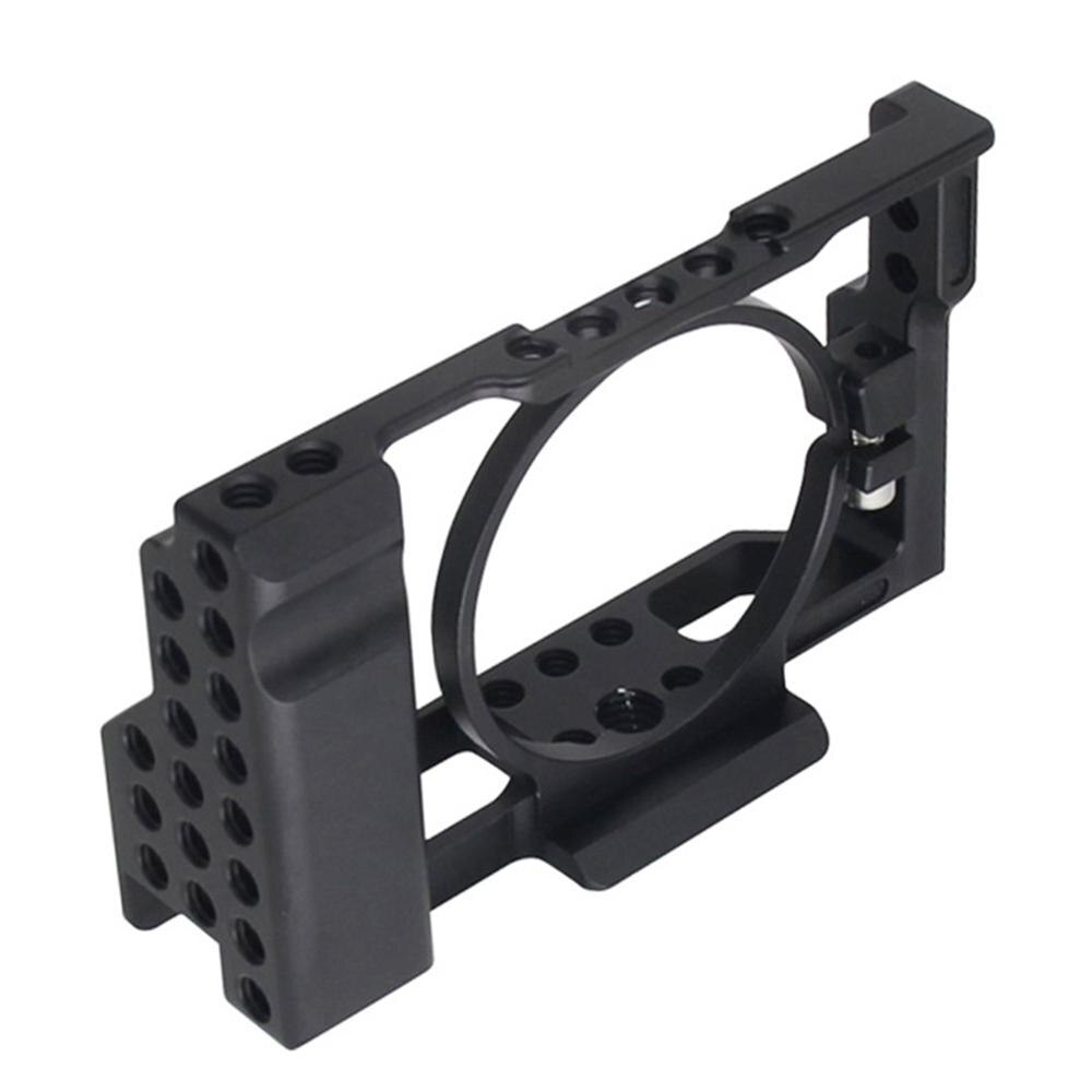 RX100 Vlog Camera Cage for Sony RX100 III IV V VI VII Camera Stabilizer 1/4 3/8 Mount for RX100 M3 M4 M5 M6 M7 Protector Case: for RX100 M6