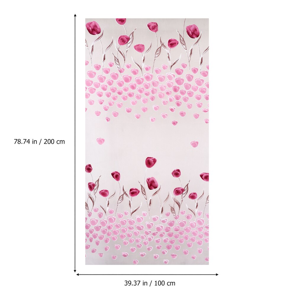 2pcs Modern Sheer Curtains Tulip Window Tulle Curtains Window Screen Curtain