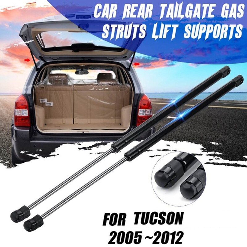2 stk bakre koffert bakluke bagasjeglass gassfjær støtdempere fjærbein støttestang til hyundai tucson 2005: misligholde tittel