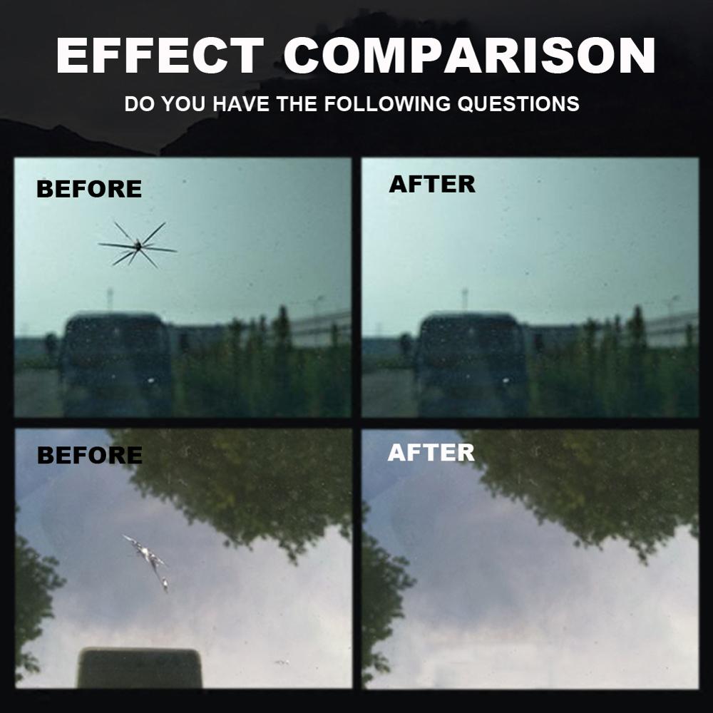 Car Windshield Repair Tool Automotive Glass Nano Repair Fluid Broken Glass Nano Repair Tool Set Crack Repair Tool Kit