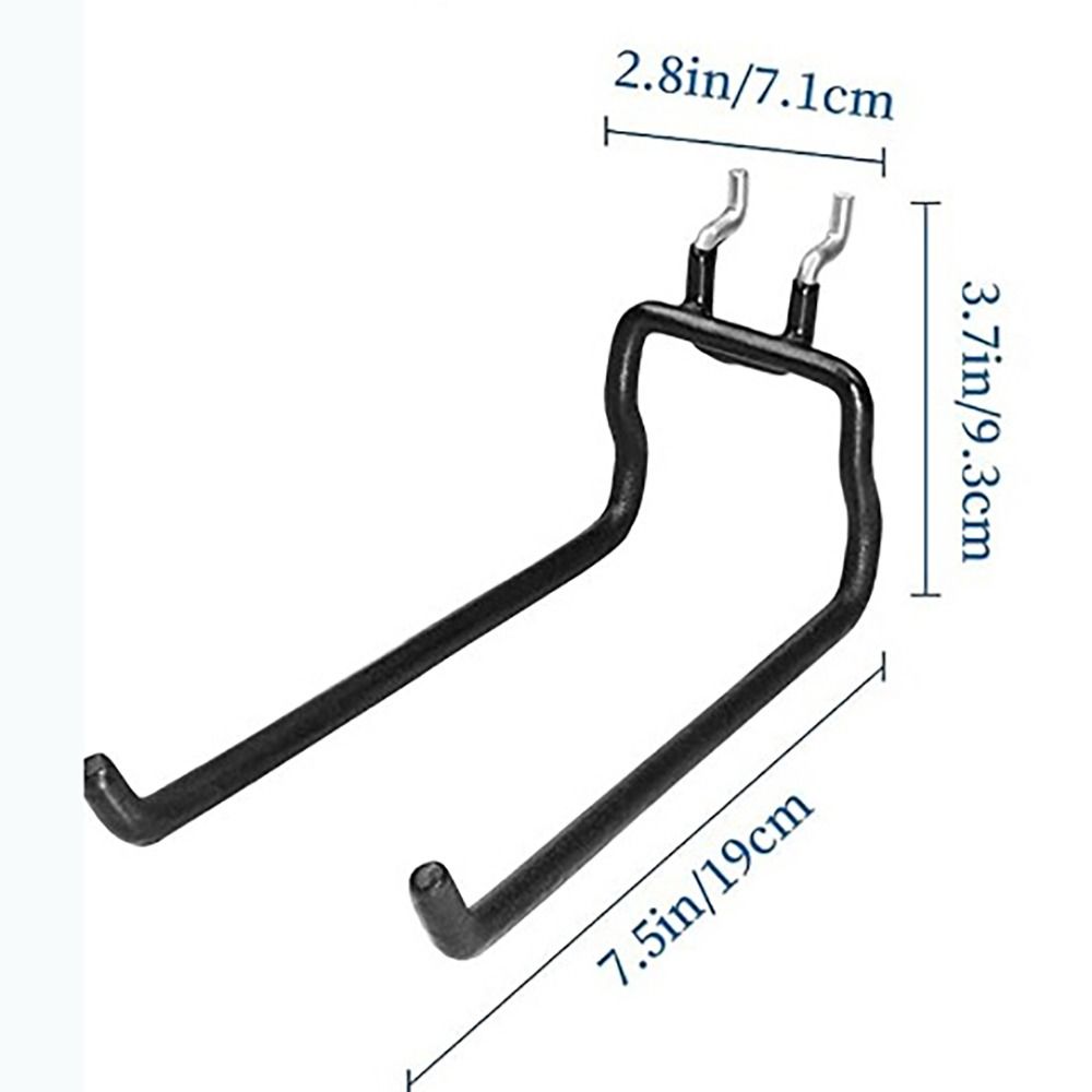 Elektrisch Gereedschap Houder Elektrische Boorhaak Organizer Gereedschap Wandhouder Garage Opberghaken Hanger Rack Pegboard Haken: Bruin