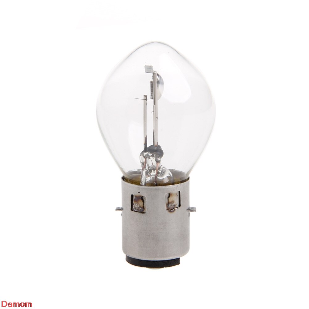 ATV Moped Scooter Head Light Bulb Motorcycle 12V 35W 10A B35 BA20D Glass Damom