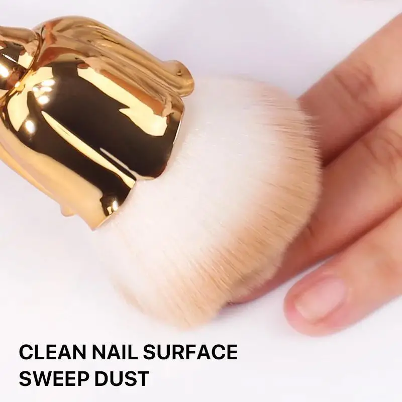 Brocha de maquillaje en polvo suelto para mujer, herramientas de belleza facial, brocha para polvo para decoración de uñas, base, herramientas de maquillaje, 1 ud.