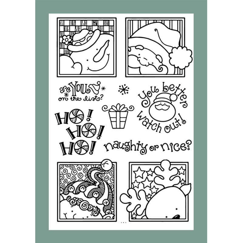 Jane Davenport Clear Stamp Set Merry Cutemas (CEJDCS025) - B.V