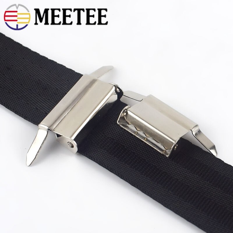 100 stücke Hosenträger Hosen Gürtel Metall Gurt Clip Schnalle Elastische Clip Tasten Schnur Stopper DIY Handwerk Zubehör KY2143