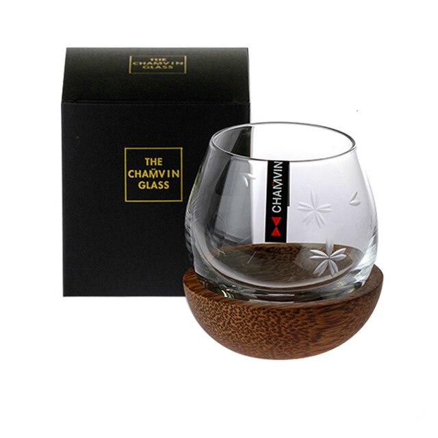 Enlace específico de la Agencia Makoto Komatsu, Whisky Irregular, cristal de roca, artístico, Whisky antiarrugas, Brandy Snifters, vaso XO