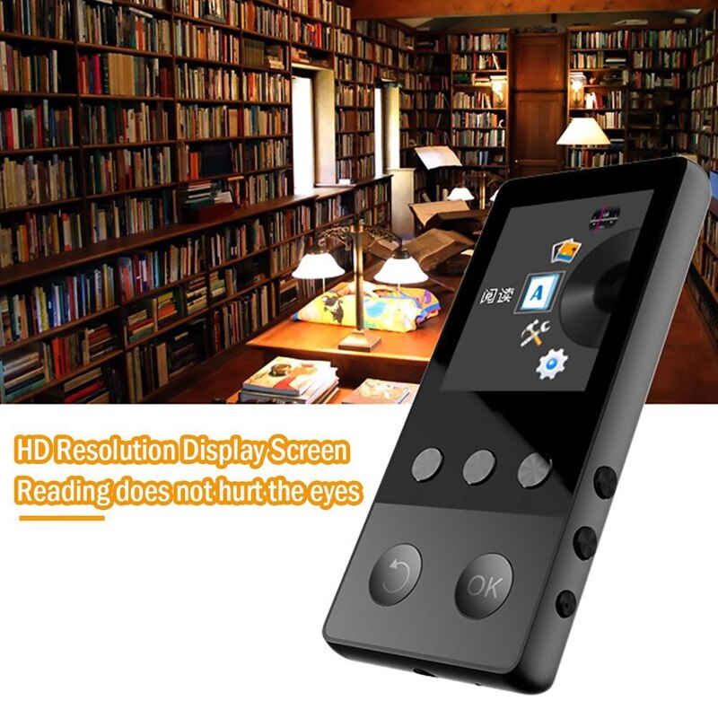 A5 Button Bluetooth 5.0 Card Mp3 Recorder Mp3 Lossless Hifi Music Player 8GB