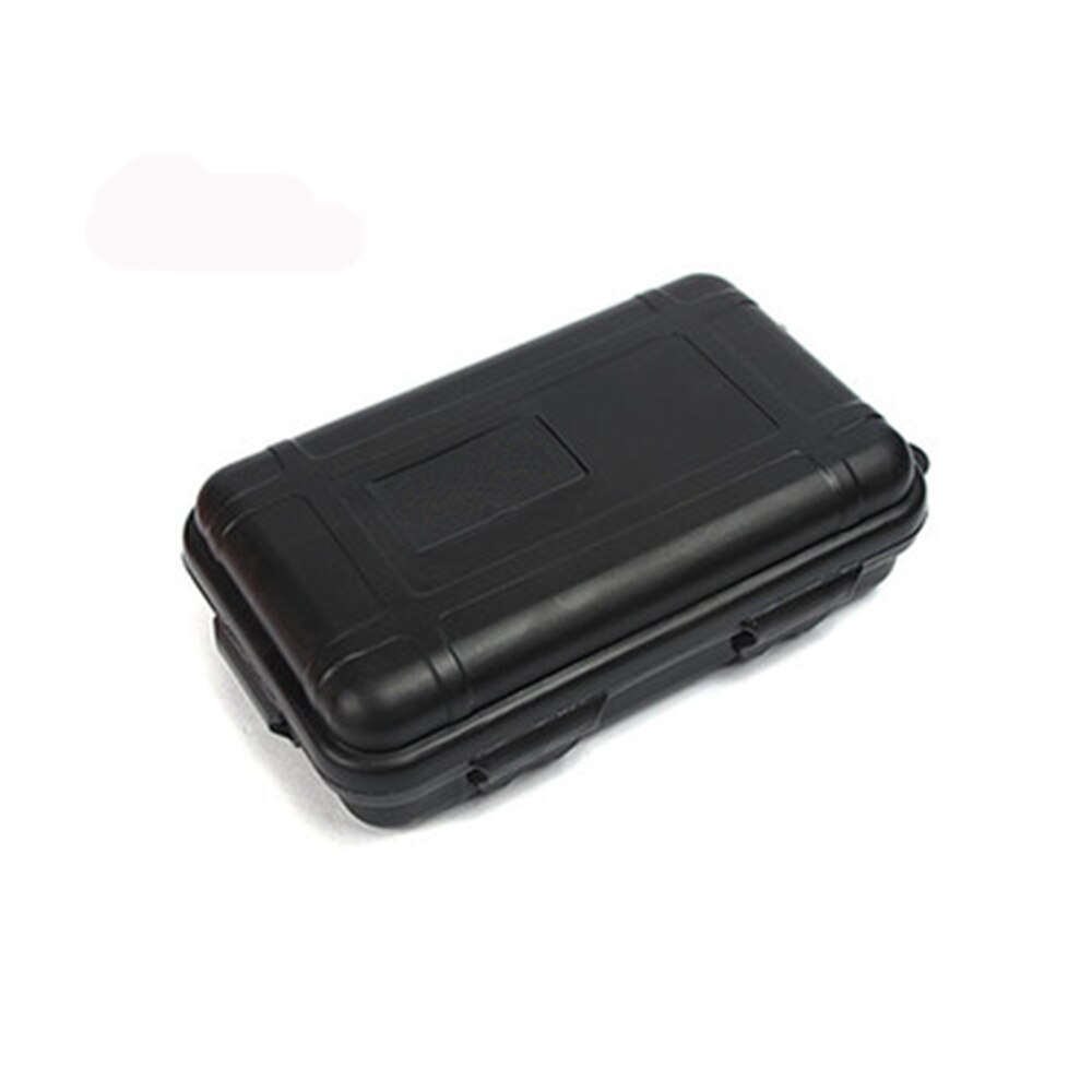 1 pc Outdoor Shockproof Waterdicht Luchtdichte Survival Storage Case Container draagtas: black
