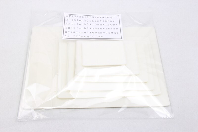 100mic 6 Size (3" 5" 6" 7" 8" A4)Thermal Laminating Film PET+EVA Plastifieuse 120Pcs For Roll Laminator Plastic plastificadora