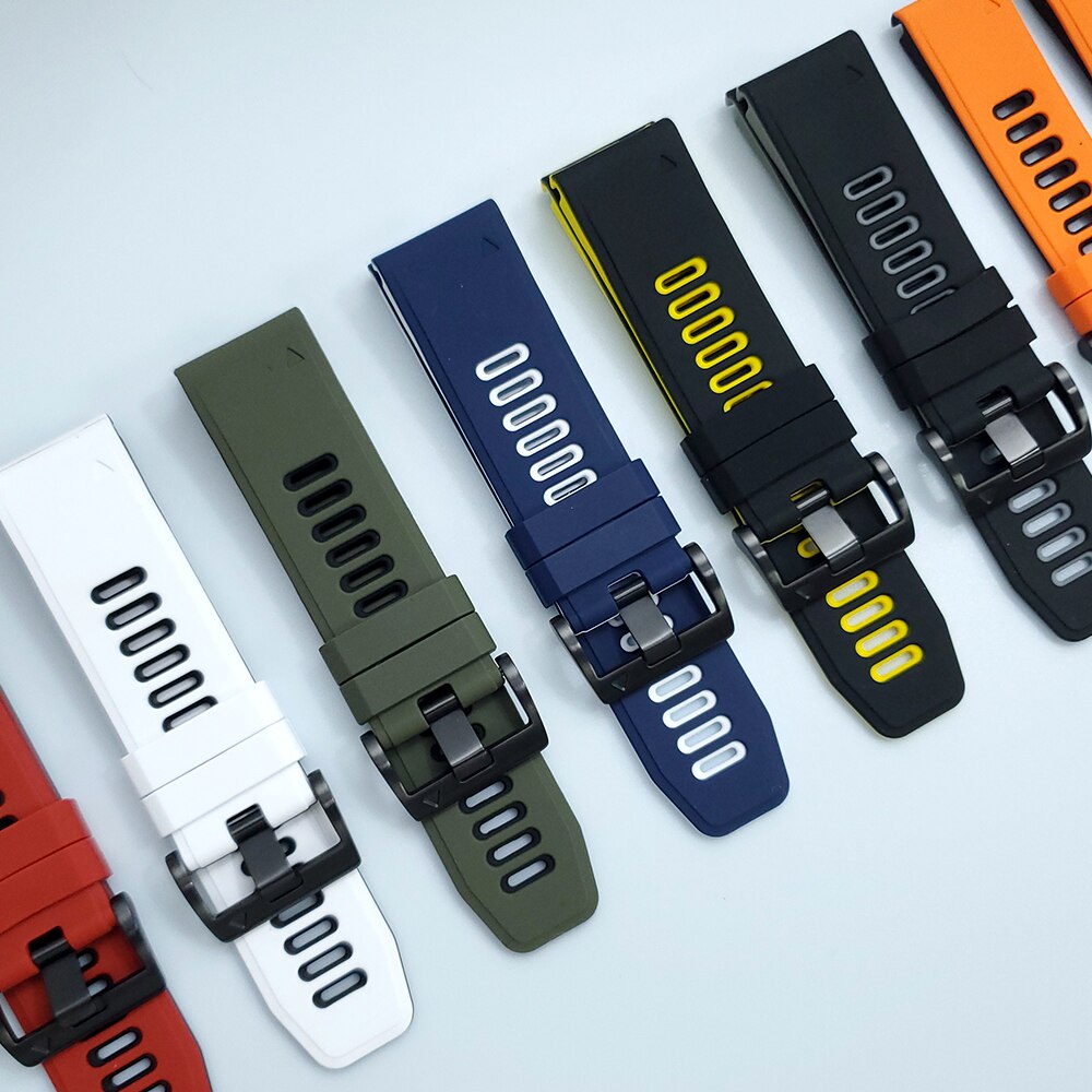 22mm QUICKFIT Silicone Wrist strap For Garmin MARQ Series Watch Band Wirstband for MARQ Athlete/Driver/Adventurer Watchband