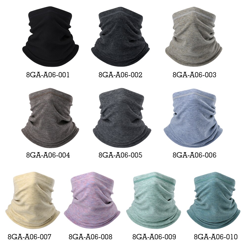 Vinter nackvärmare damask termisk bandana ansiktsskydd tub halsduk fleece sport skidor vandring cykla snowboard halvmask män kvinnor